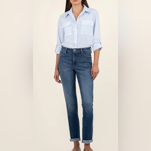 Kut From The Kloth Boyfriend Jeans Size 8 - Picture 1 of 6